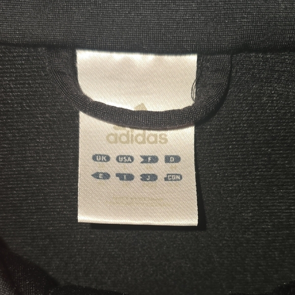 Adidas Black and Red Track Suit Jacket - Picture 2 of 6